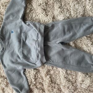 Gray Sweatshirt and Pants Set
